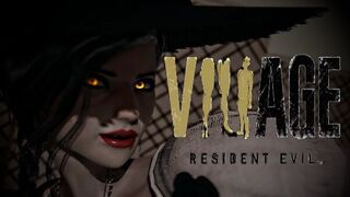 Resident Evil Village: Высокий вампир леди Димитреску трахается с доминированием | Медовый Селект 2 порно